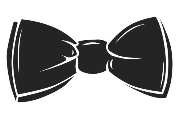 Black Bow Icon. Graphics & Illustrations