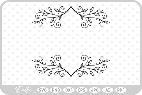 Botanical Decorative Swirls: Graphics & Illustrations for Crafters