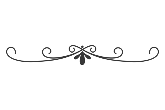 Curly Decorative Divider. Calligraphic S Graphics and Illustrations