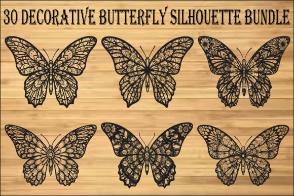 Decorative Butterfly SVG Bundle: Graphics for Elegant Designs