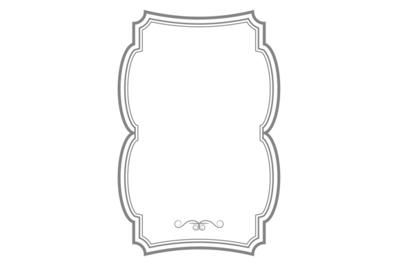 Decorative Frame. Retro Badge Template. Graphics & Illustrations
