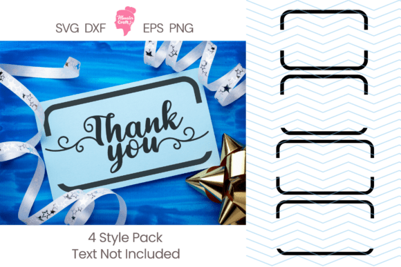 Decorative Frame SVG Bundle 4 Pack A11
