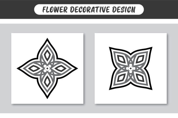 Flower Decorative: Graphics and Illustrations for Real Crafting