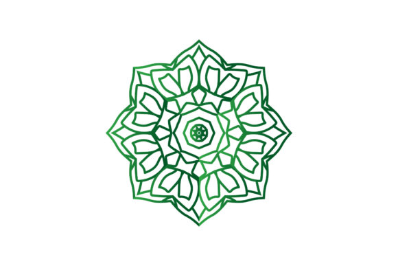Gradient Arabic Decorative Mandala