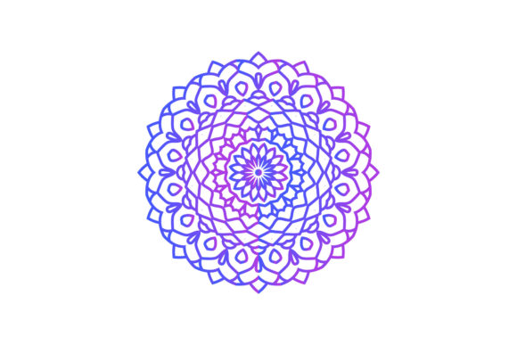 Islamic Mandala Round Art Decorative Graphics