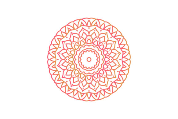 Mandala Islamic Round Art Decorative