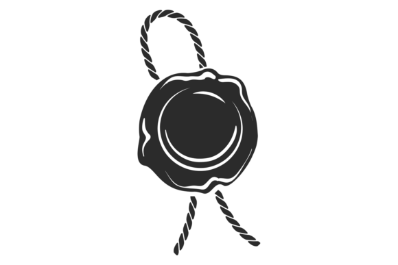 Rubber Seal Logo. Decorative Mail Black Graphics