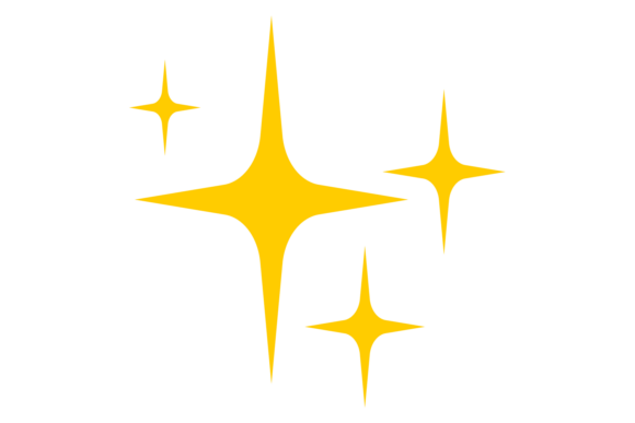 Star Particle. Decorative Shine Effect. Graphics & Illustrations